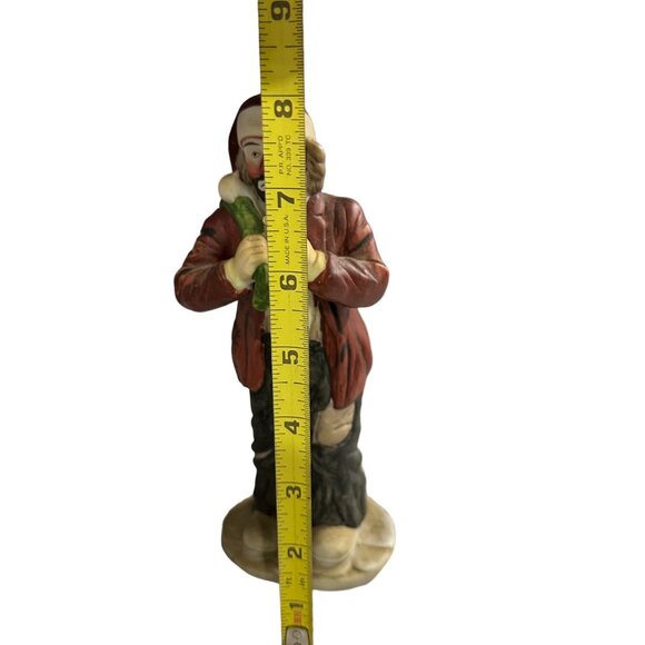 Vintage Emmett Kelly Jr. Collection Hobo Clown Santa 8 inch statue - Picture 4 of 5